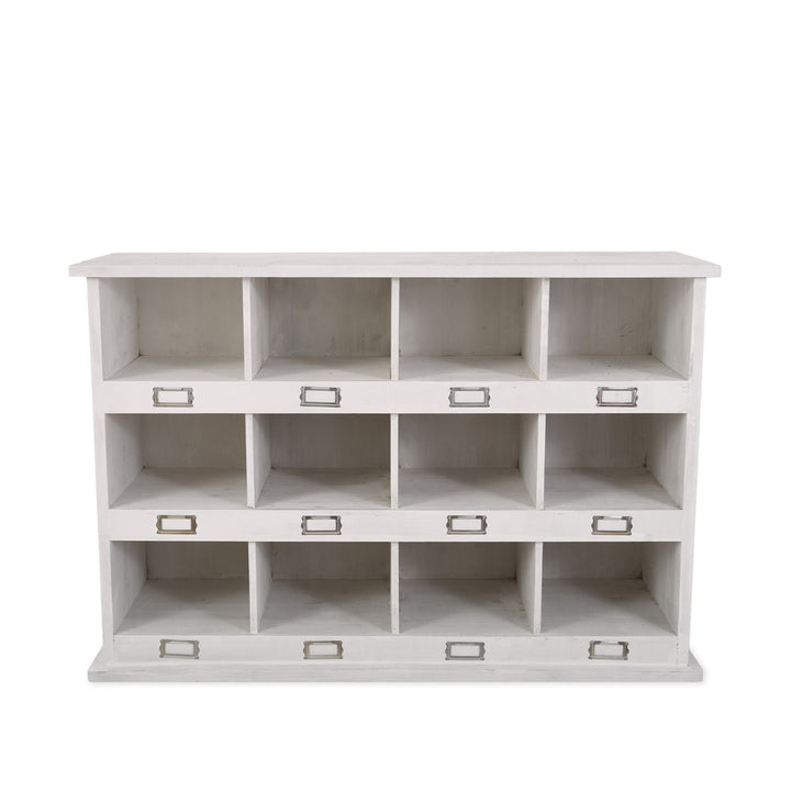 Garden Trading Chedworth Shoe Locker in White – Large