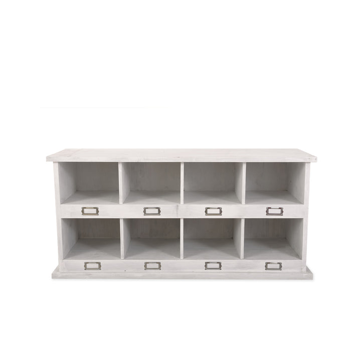 Garden Trading Chedworth Shoe Locker in White – Medium