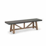 Garden Trading Chilford Bench – Acacia Wood and Polystone