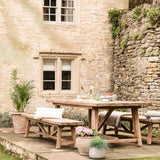 Garden Trading Chilford Dining Table & Bench Set – Acacia Wood