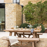 Garden Trading Chilford Dining Table & Bench Set – Acacia Wood