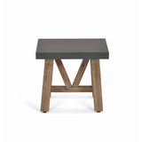 Garden Trading Chilford Stool – Acacia Wood and Polystone