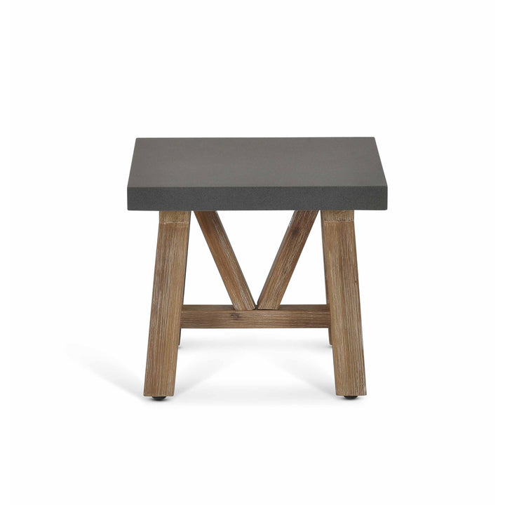 Garden Trading Chilford Stool – Acacia Wood and Polystone