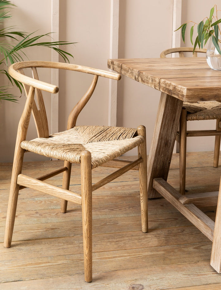 Garden Trading Chilthorne  Wishbone Dining Chair – Set of 2