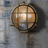 Garden Trading Devonport Round Bulk Head Light – Brass