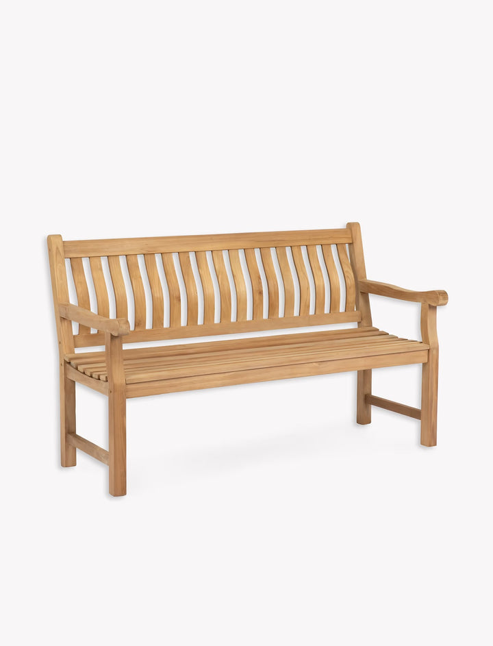 Garden Trading Ergo Teak Bench – 2 Seater