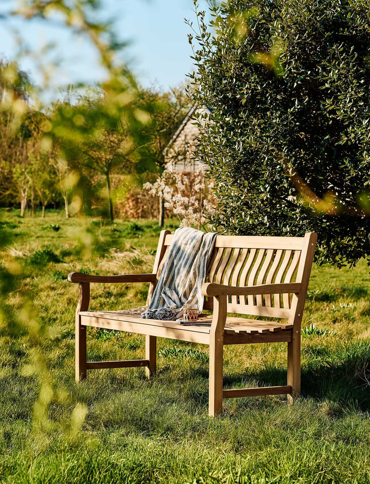 Garden Trading Ergo Teak Bench – 2 Seater