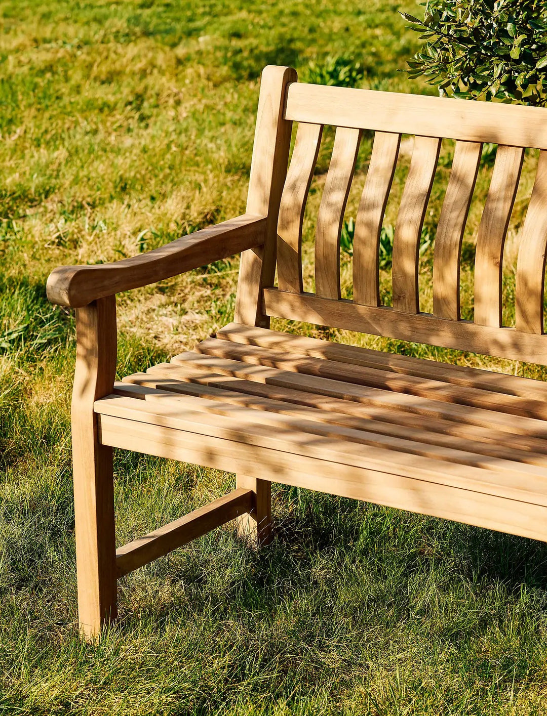 Garden Trading Ergo Teak Bench – 2 Seater