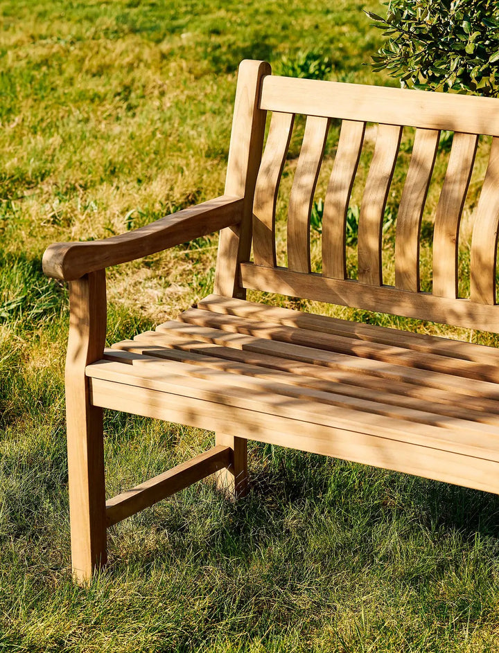 Garden Trading Ergo Teak Bench – 2 Seater