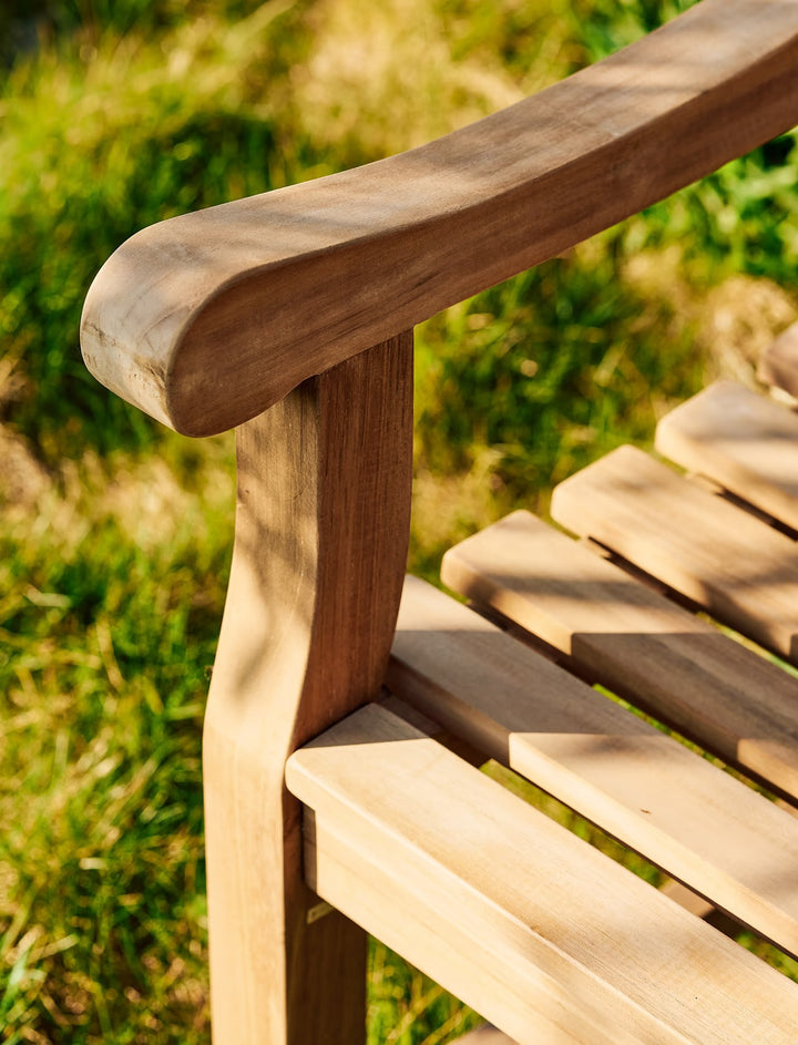 Garden Trading Ergo Teak Bench – 2 Seater