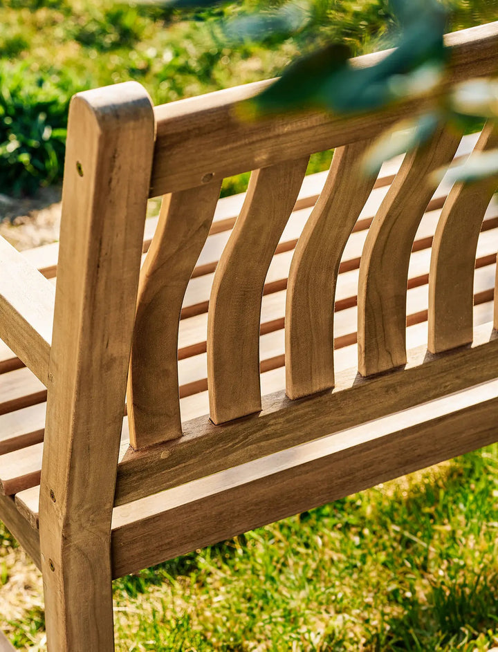 Garden Trading Ergo Teak Bench – 3 Seater