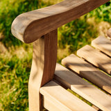 Garden Trading Ergo Teak Bench – 3 Seater