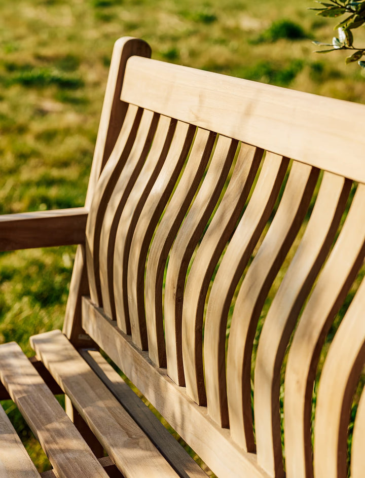 Garden Trading Ergo Teak Bench – 3 Seater