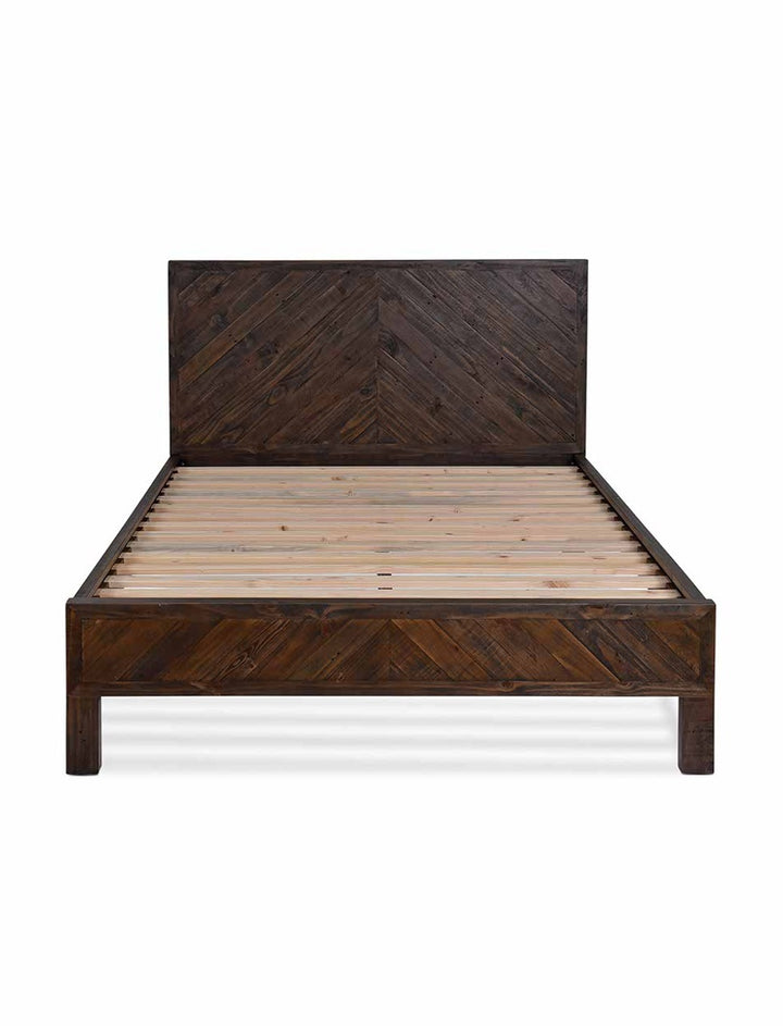 Garden Trading Fawley Chevron Bed – Antique Brown