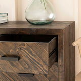 Garden Trading Fawley Chevron Chest of Drawers – Antique Brown