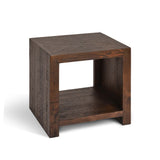 Garden Trading Fawley Chevron Side Table – Antique Brown