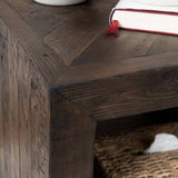 Garden Trading Fawley Chevron Side Table – Antique Brown