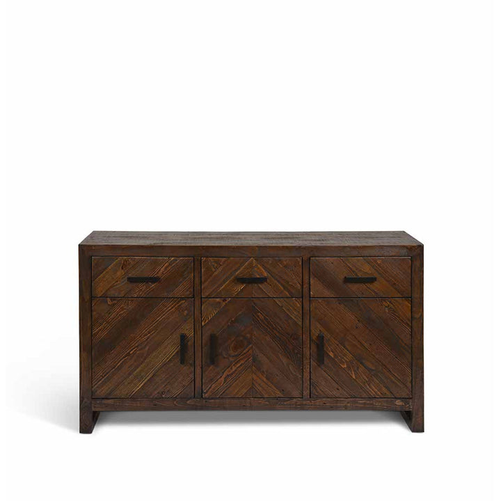 Garden Trading Fawley Chevron Sideboard – Antique Brown