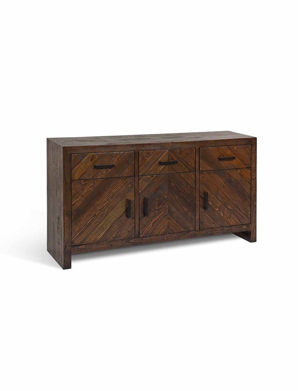 Garden Trading Fawley Chevron Sideboard – Antique Brown