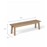 Garden Trading Hambledon Bench – Natural Oak