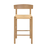 Garden Trading Longworth Bar Stool with Back – Natural