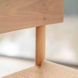 Garden Trading Longworth Bar Stool with Back – Natural