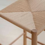 Garden Trading Longworth Bar Stool with Back – Natural