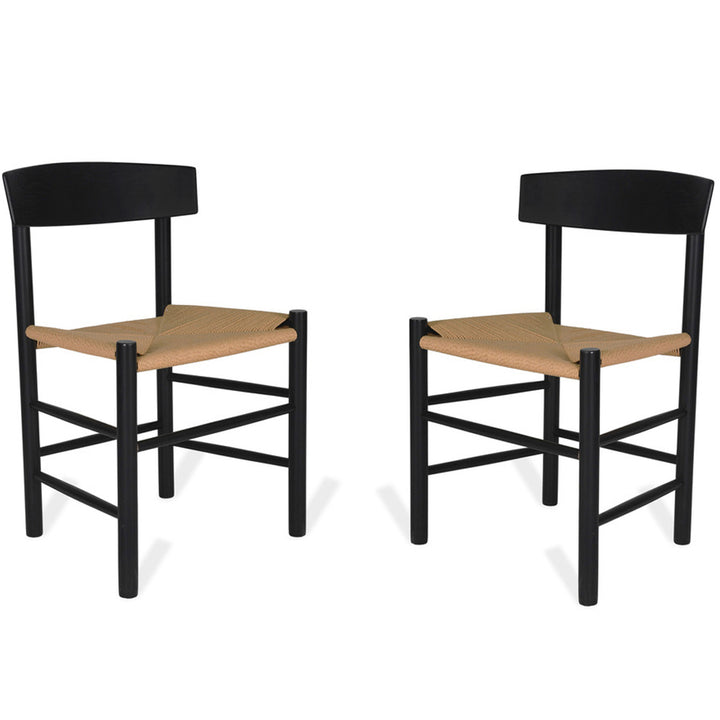 Garden Trading Longworth Chair – Black – Set of 2