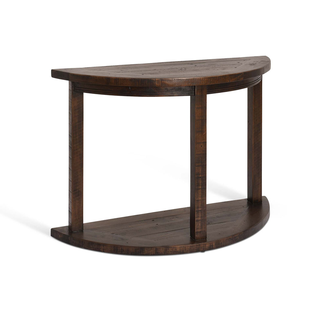 Garden Trading Oxhill Curved Console Table – Antique Brown