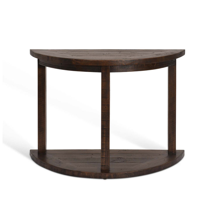 Garden Trading Oxhill Curved Console Table – Antique Brown