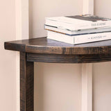 Garden Trading Oxhill Curved Console Table – Antique Brown