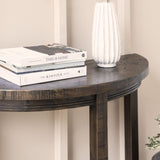Garden Trading Oxhill Curved Console Table – Antique Brown