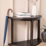 Garden Trading Oxhill Curved Console Table – Antique Brown