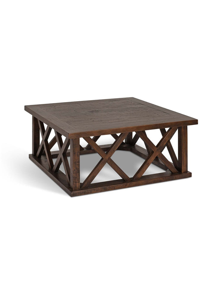 Garden Trading Oxhill Square Coffee Table – Antique Brown