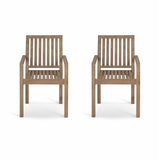Garden Trading Porthallow Dining Chairs with Arms – Set of 2