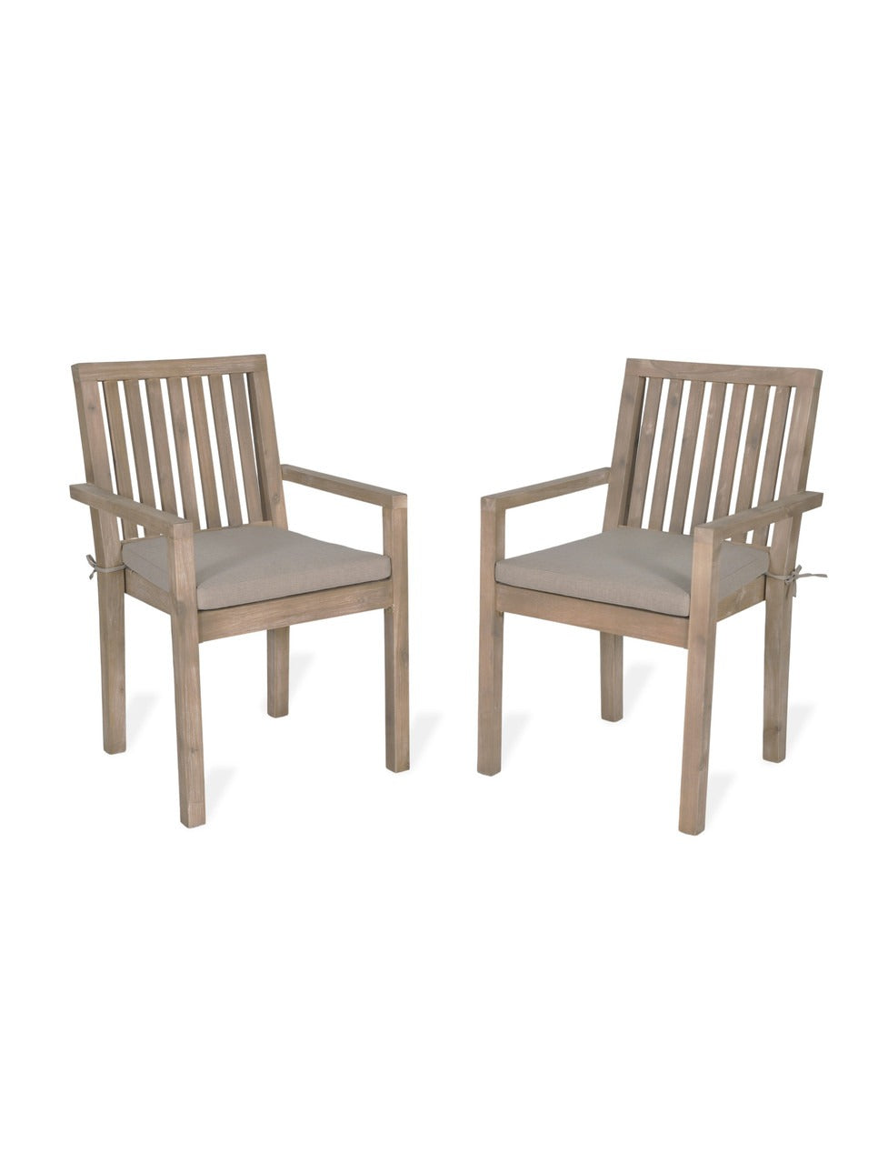 Garden Trading Porthallow Dining Chairs with Arms – Set of 2