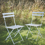 Garden Trading Rive Droite Bistro Chair – White – set of 2