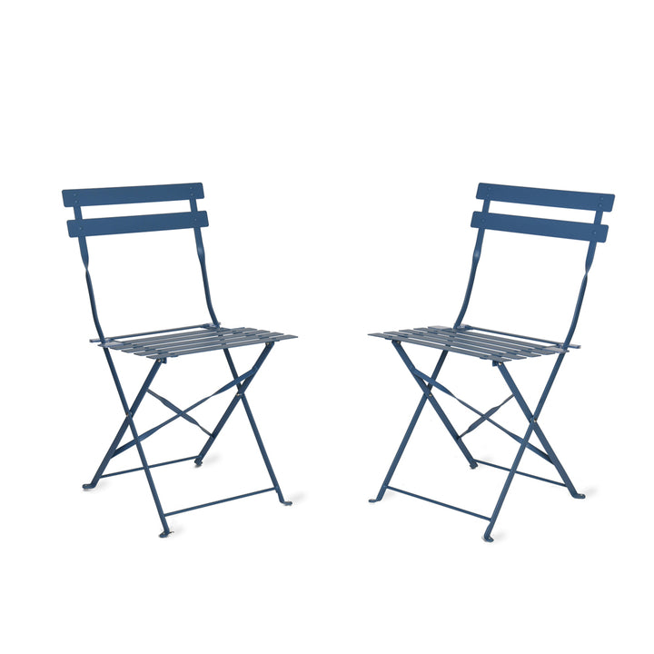 Garden Trading Rive Droite Bistro Chair – Cove Blue – set of 2