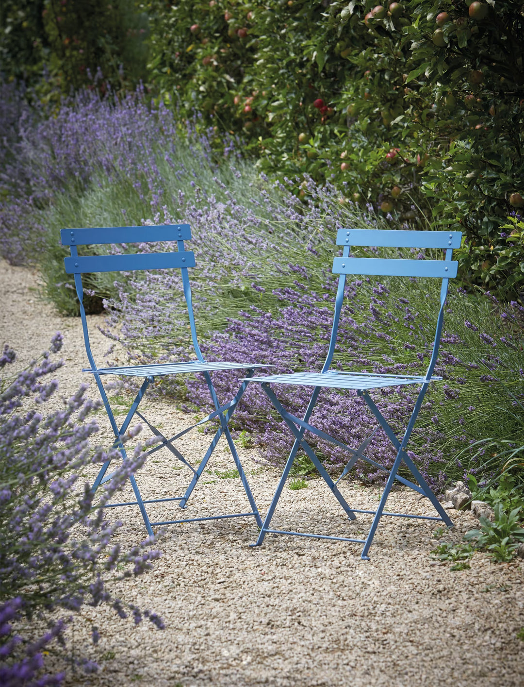 Garden Trading Rive Droite Bistro Chair – Cove Blue – set of 2