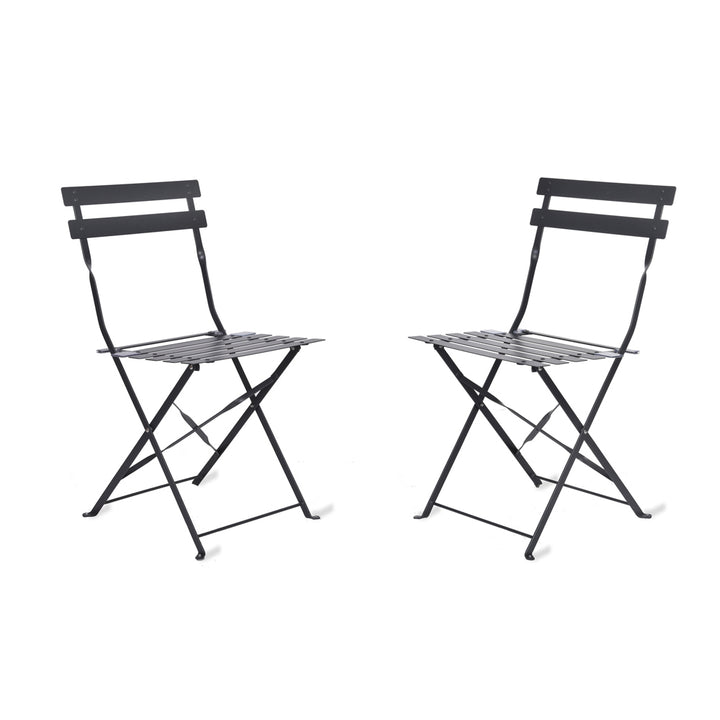 Garden Trading Rive Droite Bistro Chair – Carbon – set of 2