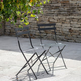 Garden Trading Rive Droite Bistro Chair – Carbon – set of 2