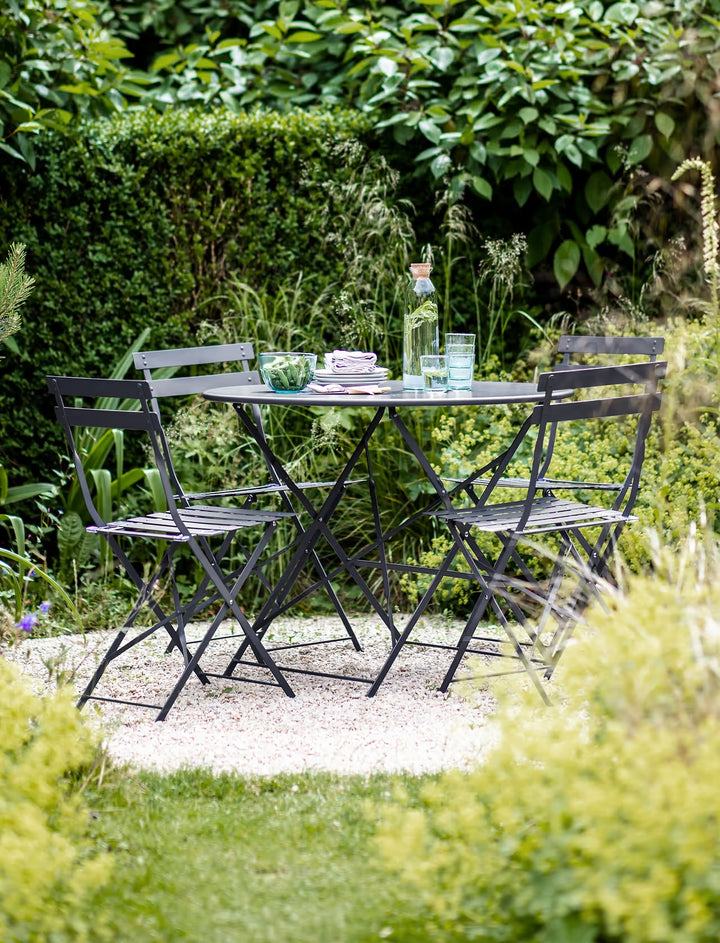 Garden Trading Rive Droite Bistro Set – Carbon – Large