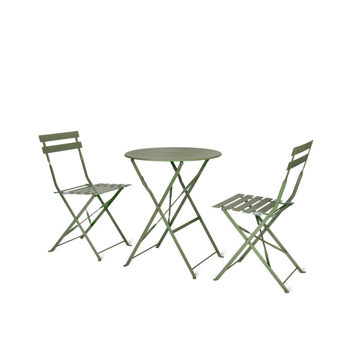 Garden Trading Rive Droite Bistro Set – Thistle Green – Small