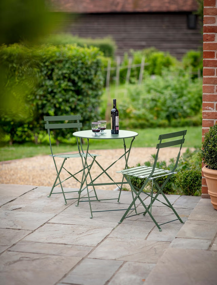 Garden Trading Rive Droite Bistro Set – Thistle Green – Small