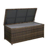 Garden Trading Skala Outdoor Storage Box – Dark Rattan