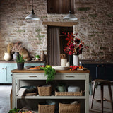 Garden Trading Walcote Kitchen Island – Clay