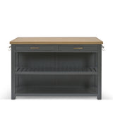 Garden Trading Walcote Kitchen Island – Forest Green