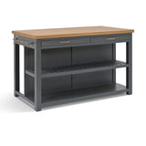 Garden Trading Walcote Kitchen Island – Forest Green