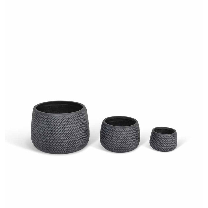 Garden Tading Bramdean Planters – Set of 3 – Grey – Excess Stock