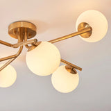 Garrett Ceiling Light - Brushed Aged Brass